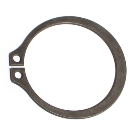 Midwest Fastener External Retaining Ring, Steel Black Phosphate Finish, 1-3/4 in Shaft Dia, 5 PK 64575